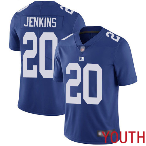 Youth New York Giants 20 Janoris Jenkins Royal Blue Team Color Vapor Untouchable Limited Player Football NFL Jersey